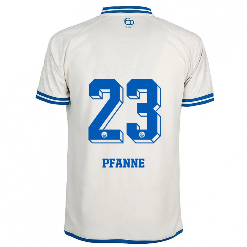 Danxen Kinderen Franz Pfanne #23 Wit Blauw Uitshirt Uittenue 2025/26 T-Shirt België
