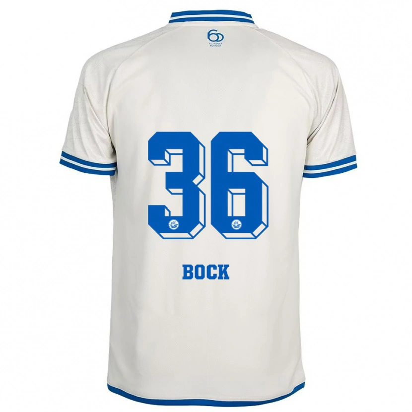 Danxen Kinderen Fiete Bock #36 Wit Blauw Uitshirt Uittenue 2025/26 T-Shirt België