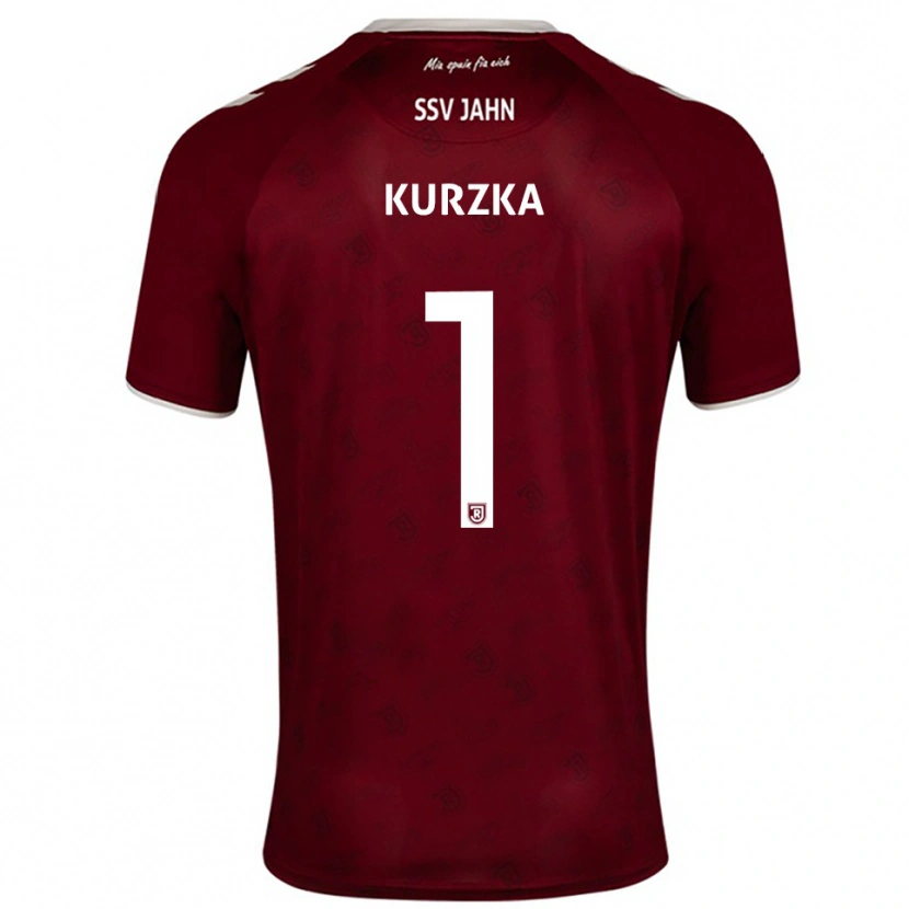 Danxen Kinderen Timo Kurzka #1 Bordeaux Wit Uitshirt Uittenue 2025/26 T-Shirt België