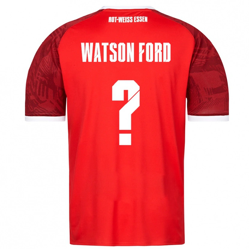 Danxen Kinderen Rawley Watson Ford #0 Rood Bordeaux Wit Uitshirt Uittenue 2025/26 T-Shirt België