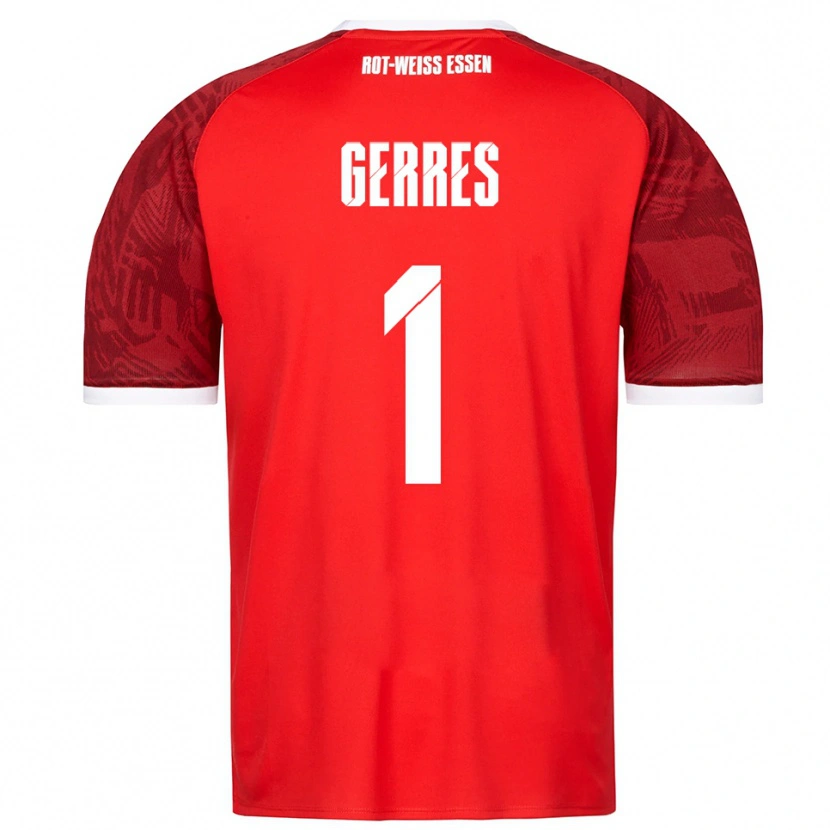 Danxen Kinderen Romero Gerres #1 Rood Bordeaux Wit Uitshirt Uittenue 2025/26 T-Shirt België