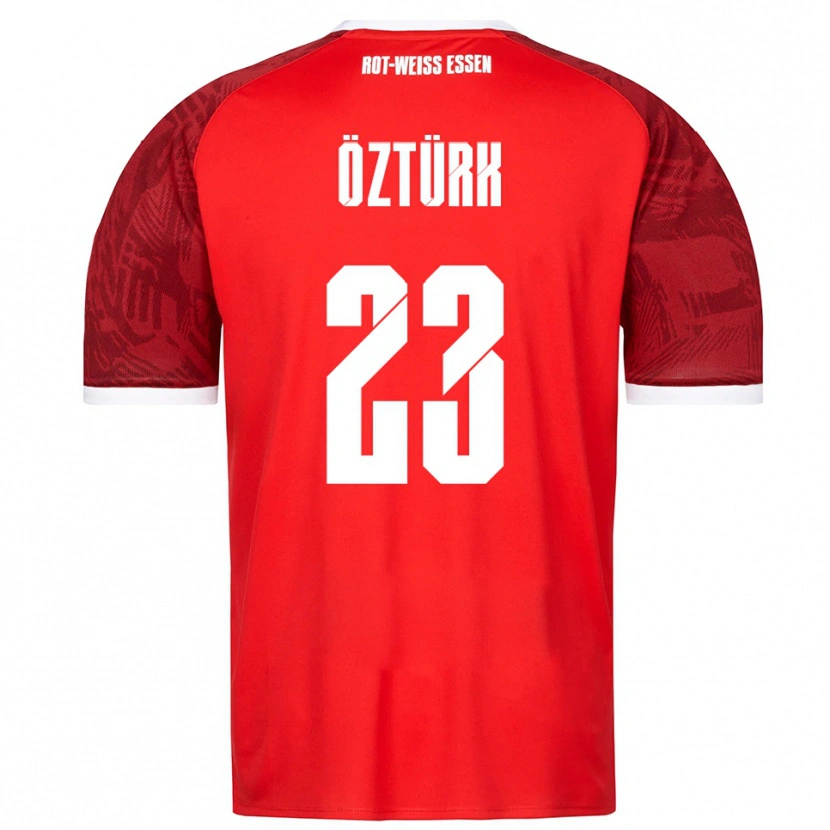 Danxen Kinderen Efehan Öztürk #23 Rood Bordeaux Wit Uitshirt Uittenue 2025/26 T-Shirt België