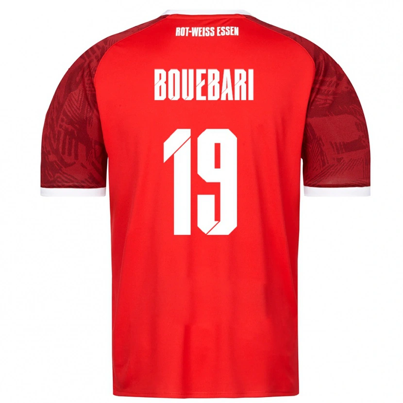Danxen Kinderen Franci Bouebari #19 Rood Bordeaux Wit Uitshirt Uittenue 2025/26 T-Shirt België