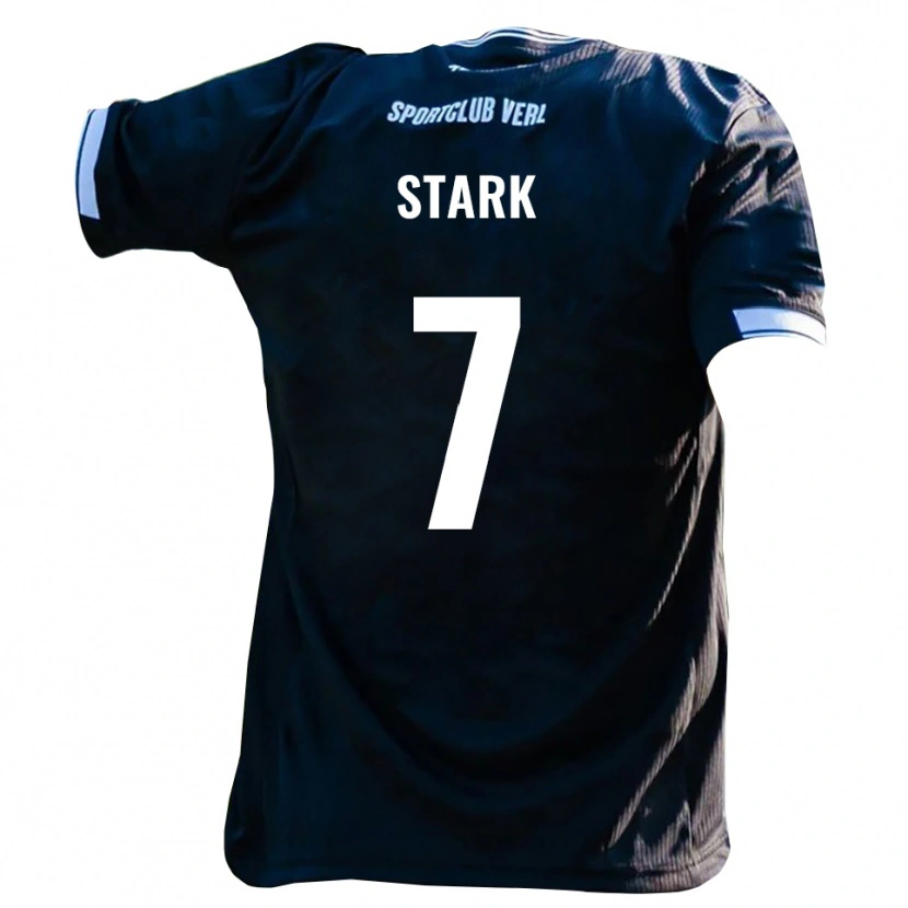 Danxen Kinderen Julian Stark #7 Zwart Wit Uitshirt Uittenue 2025/26 T-Shirt België
