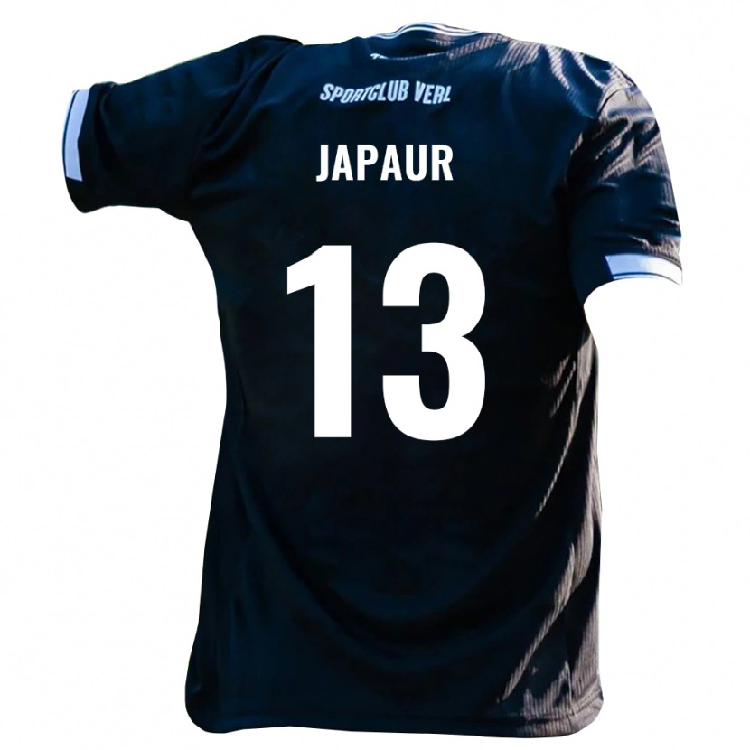 Danxen Kinderen Alem Japaur #13 Zwart Wit Uitshirt Uittenue 2025/26 T-Shirt België