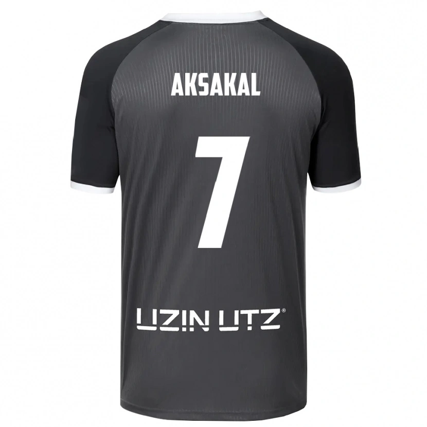 Danxen Kinderen Ensar Aksakal #7 Grijs Wit Uitshirt Uittenue 2025/26 T-Shirt België
