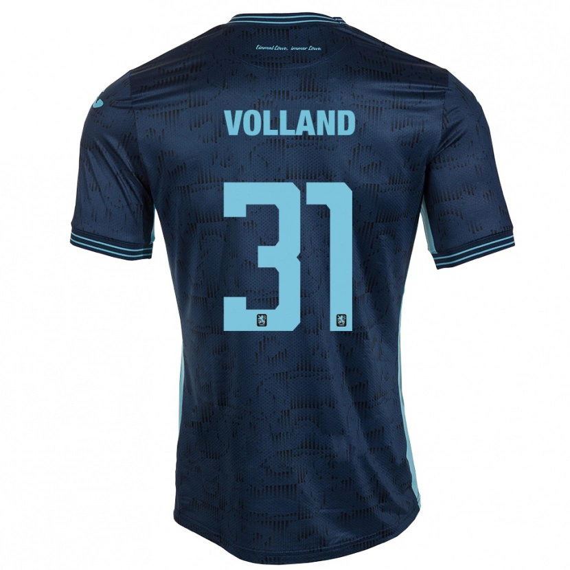 Danxen Kinderen Kevin Volland #31 Koningsblauw Uitshirt Uittenue 2025/26 T-Shirt België