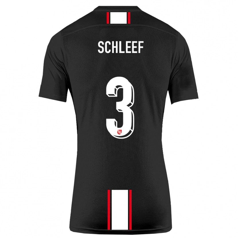 Danxen Kinderen Marco Schleef #3 Zwart Wit Uitshirt Uittenue 2025/26 T-Shirt België