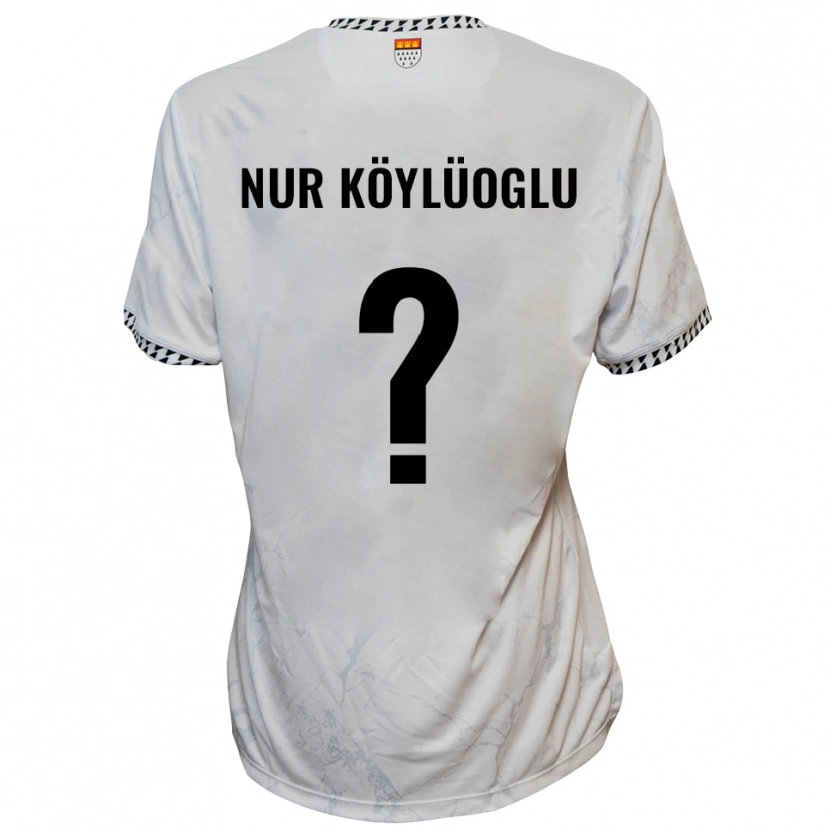 Danxen Kinderen Zehra Nur Köylüoglu #0 Wit Zwart Uitshirt Uittenue 2025/26 T-Shirt België