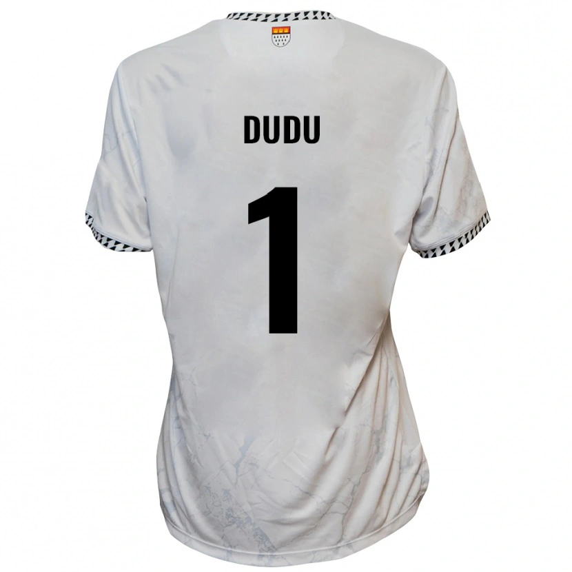 Danxen Kinderen Dudu #1 Wit Zwart Uitshirt Uittenue 2025/26 T-Shirt België