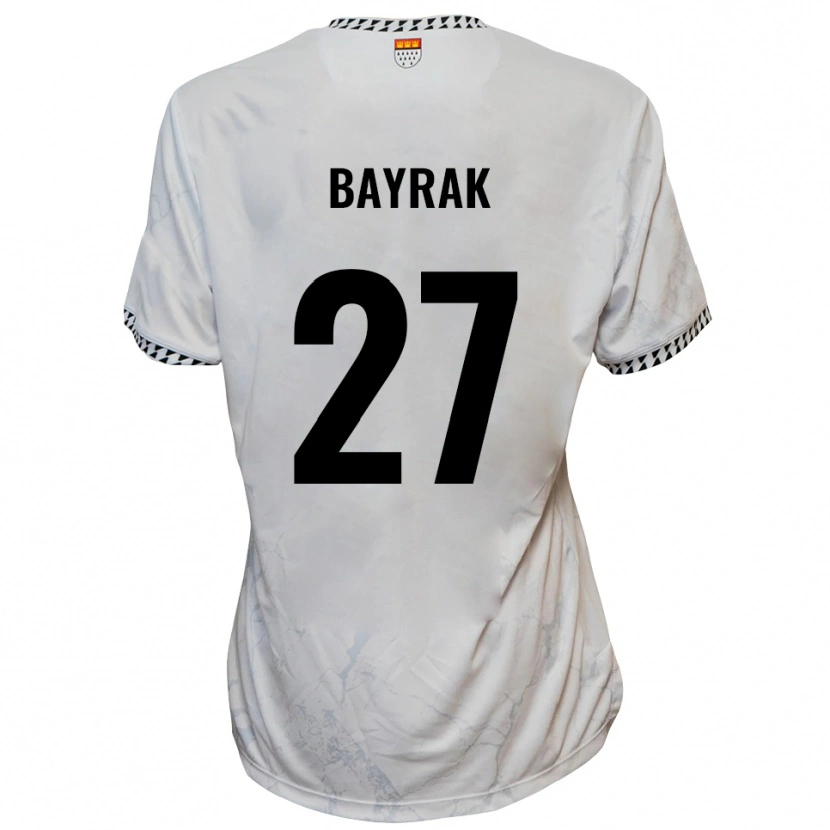 Danxen Kinderen Boran Bayrak #27 Wit Zwart Uitshirt Uittenue 2025/26 T-Shirt België