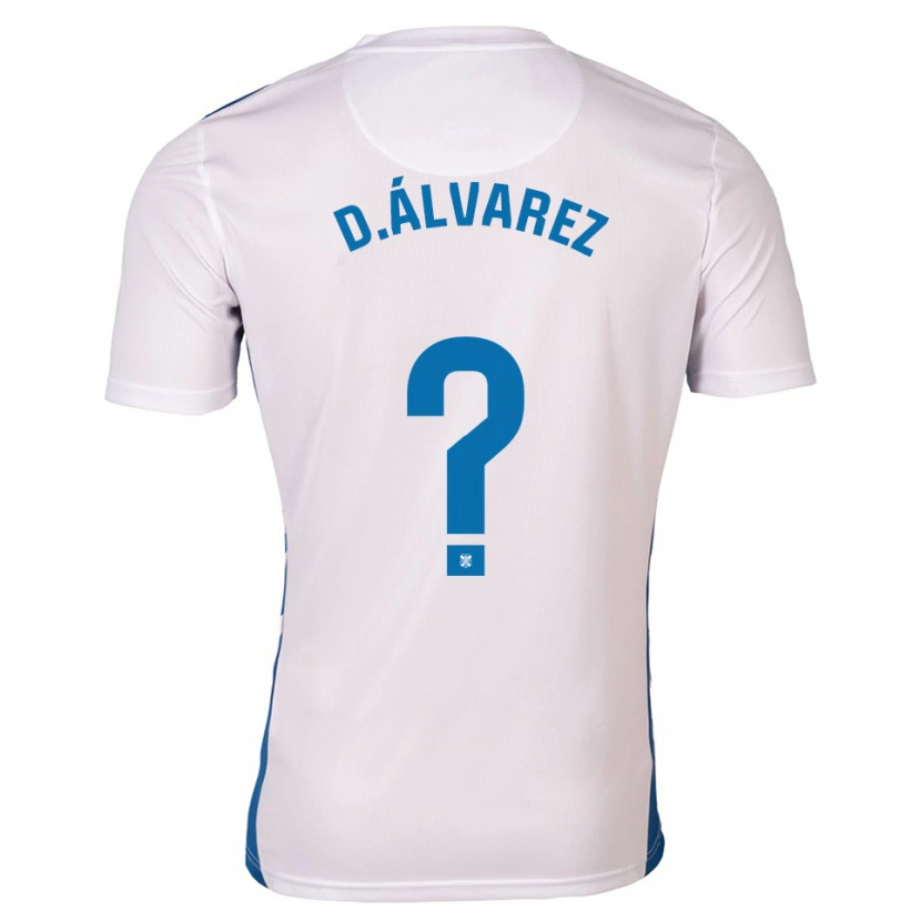 Danxen Heren Dani Álvarez #0 Wit Blauw Thuisshirt Thuistenue 2025/26 T-Shirt België