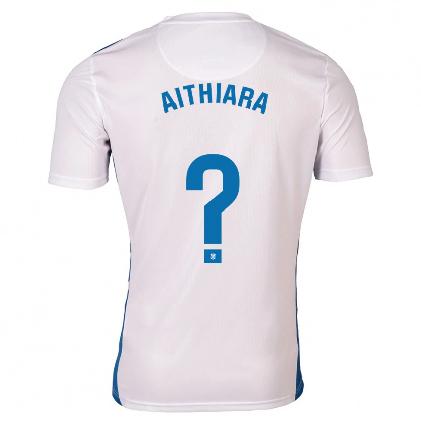 Danxen Heren Aithiara Carballo Cabrera #0 Wit Blauw Thuisshirt Thuistenue 2025/26 T-Shirt België