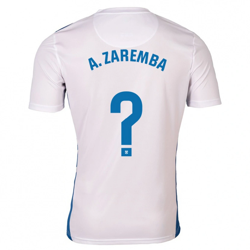 Danxen Heren Aleksandra Zaremba Kupiec #0 Wit Blauw Thuisshirt Thuistenue 2025/26 T-Shirt België
