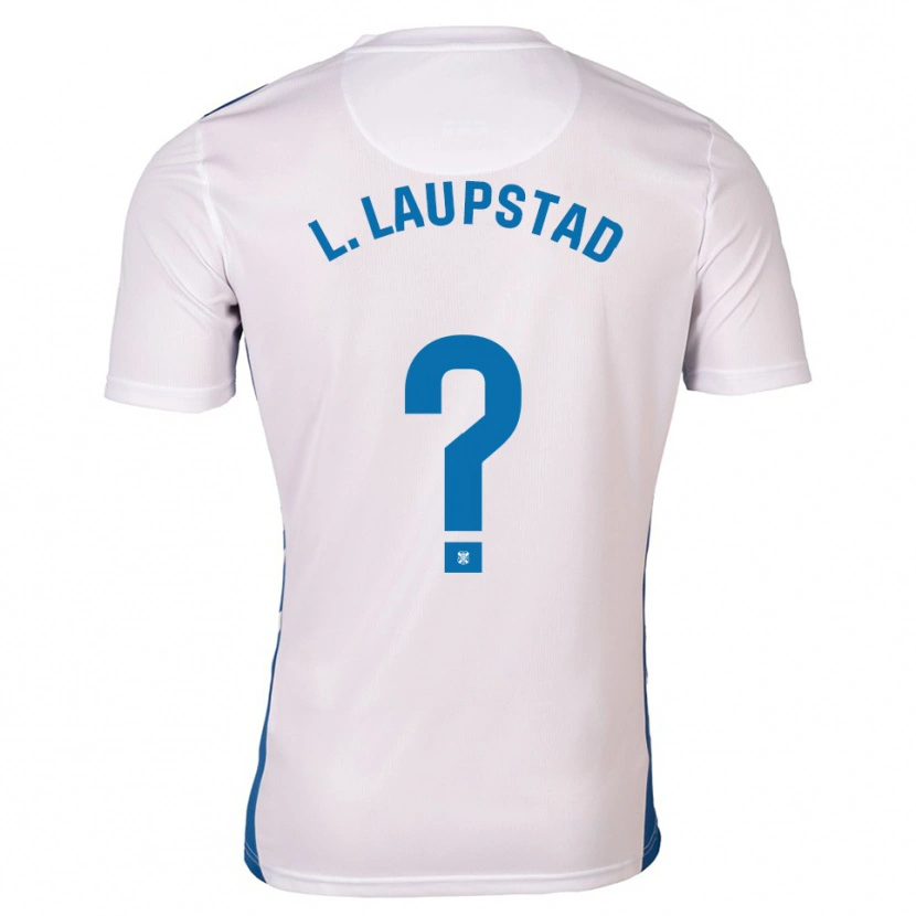Danxen Heren Linnéa Solvoll Laupstad #0 Wit Blauw Thuisshirt Thuistenue 2025/26 T-Shirt België