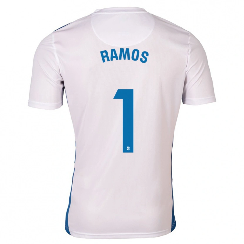 Danxen Heren Moha Ramos #1 Wit Blauw Thuisshirt Thuistenue 2025/26 T-Shirt België