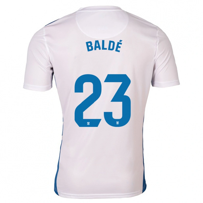 Danxen Heren Ibrahim Baldé #23 Wit Blauw Thuisshirt Thuistenue 2025/26 T-Shirt België
