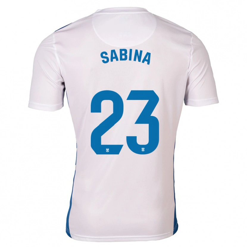 Danxen Heren Fran Sabina #23 Wit Blauw Thuisshirt Thuistenue 2025/26 T-Shirt België