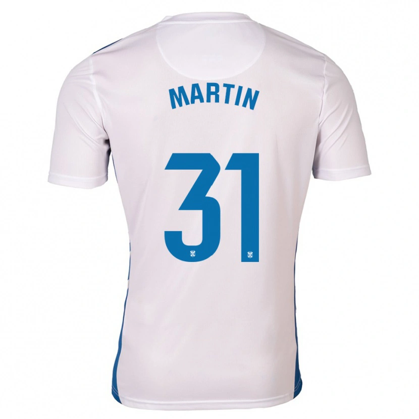 Danxen Heren Guille Martin #31 Wit Blauw Thuisshirt Thuistenue 2025/26 T-Shirt België