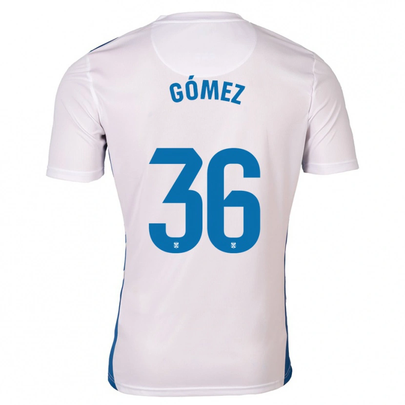 Danxen Heren Yerover Gómez #36 Wit Blauw Thuisshirt Thuistenue 2025/26 T-Shirt België