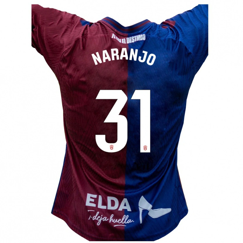 Danxen Heren David Naranjo #31 Blauw Rood Thuisshirt Thuistenue 2025/26 T-Shirt België