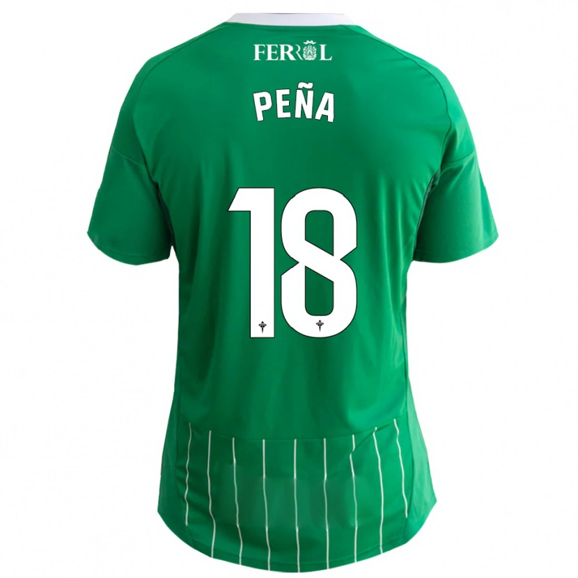 Danxen Heren Álvaro Peña #18 Groen Wit Thuisshirt Thuistenue 2025/26 T-Shirt België
