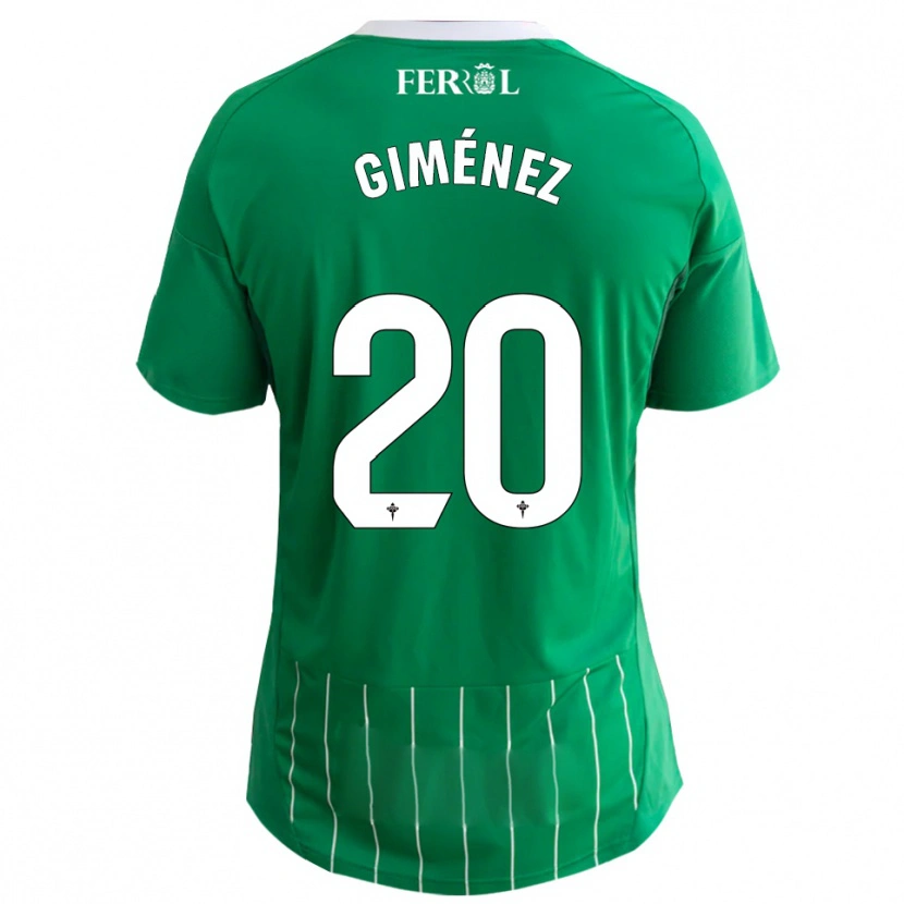 Danxen Heren Álvaro Giménez #20 Groen Wit Thuisshirt Thuistenue 2025/26 T-Shirt België