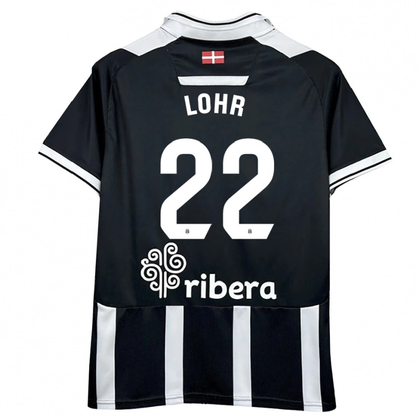 Danxen Heren Luca Lohr #22 Zwart Wit Thuisshirt Thuistenue 2025/26 T-Shirt België