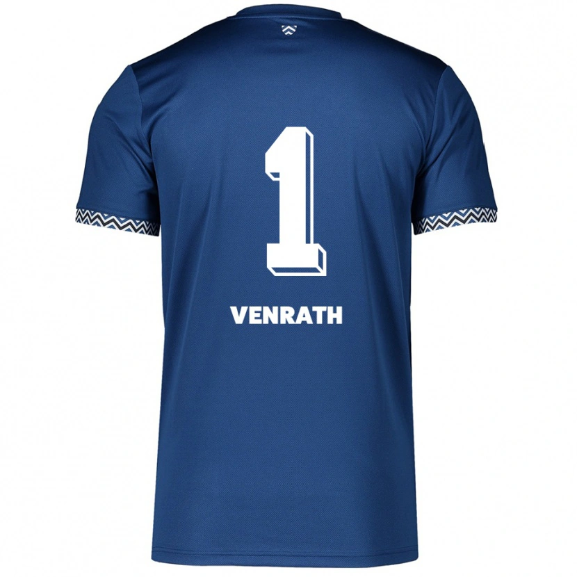 Danxen Heren Lisa Venrath #1 Marine Wit Thuisshirt Thuistenue 2025/26 T-Shirt België