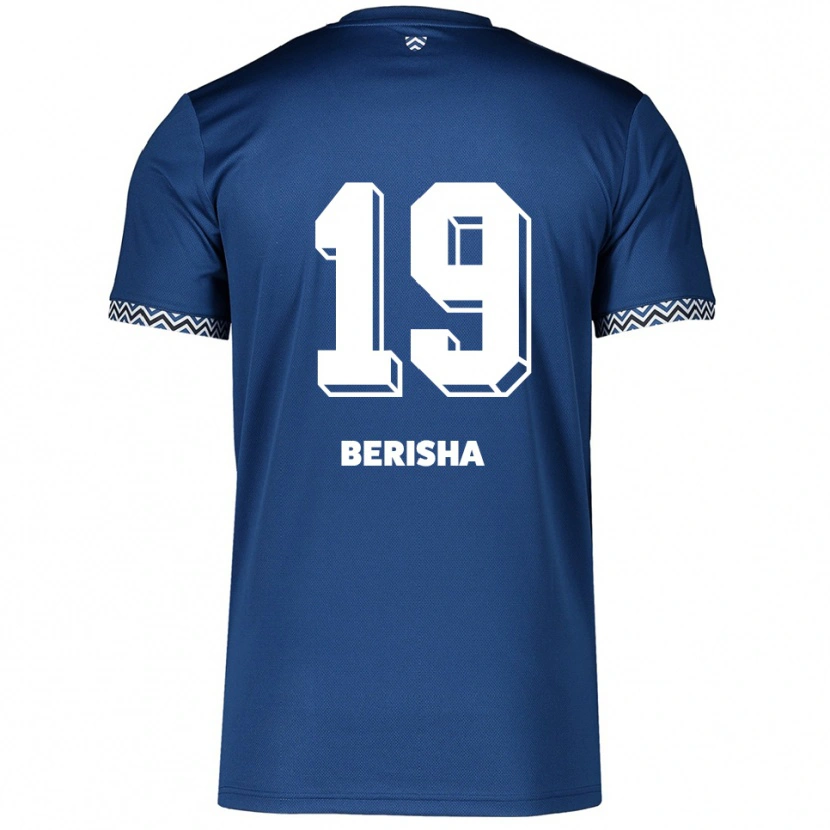 Danxen Heren Artijola Berisha #19 Marine Wit Thuisshirt Thuistenue 2025/26 T-Shirt België