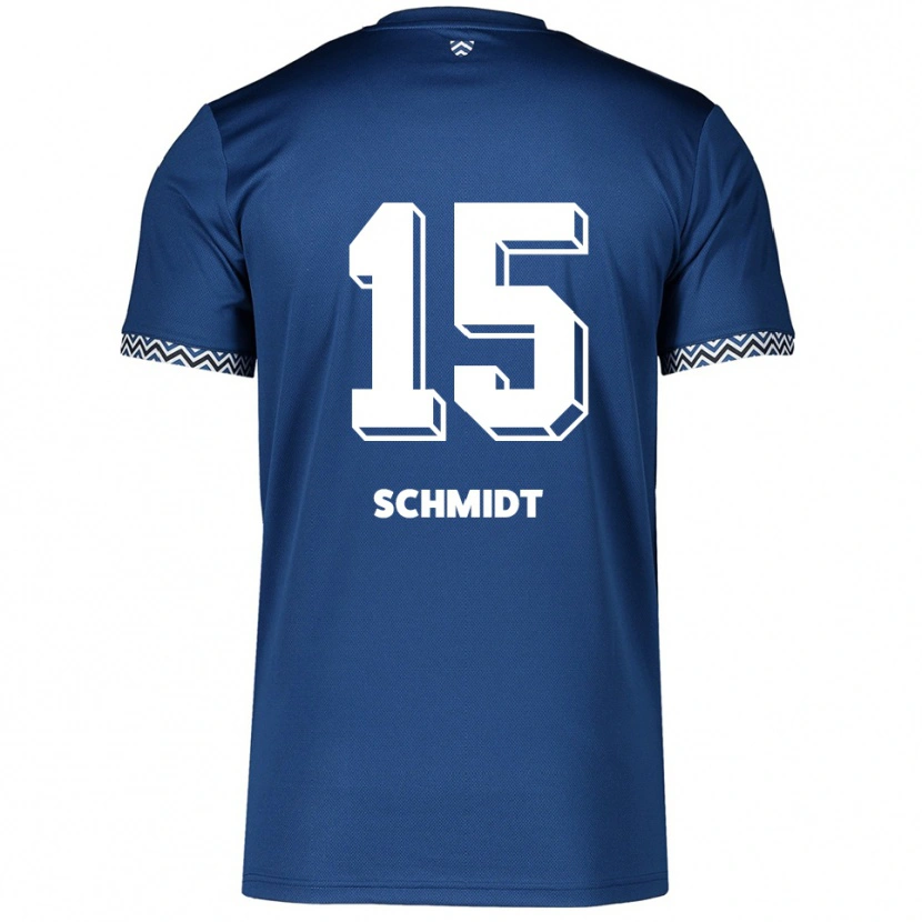 Danxen Heren Pia Schmidt #15 Marine Wit Thuisshirt Thuistenue 2025/26 T-Shirt België