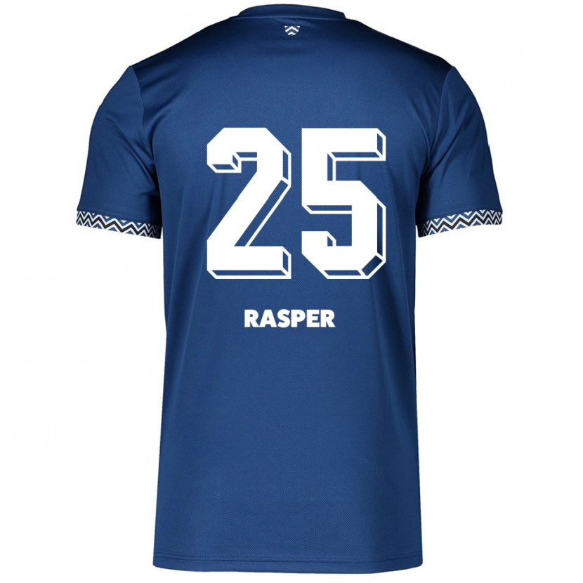 Danxen Heren Christopher Rasper #25 Marine Wit Thuisshirt Thuistenue 2025/26 T-Shirt België
