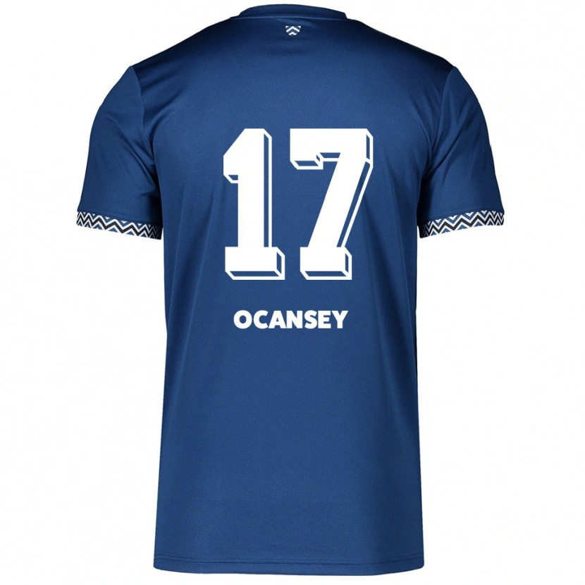 Danxen Heren Vincent Ocansey #17 Marine Wit Thuisshirt Thuistenue 2025/26 T-Shirt België