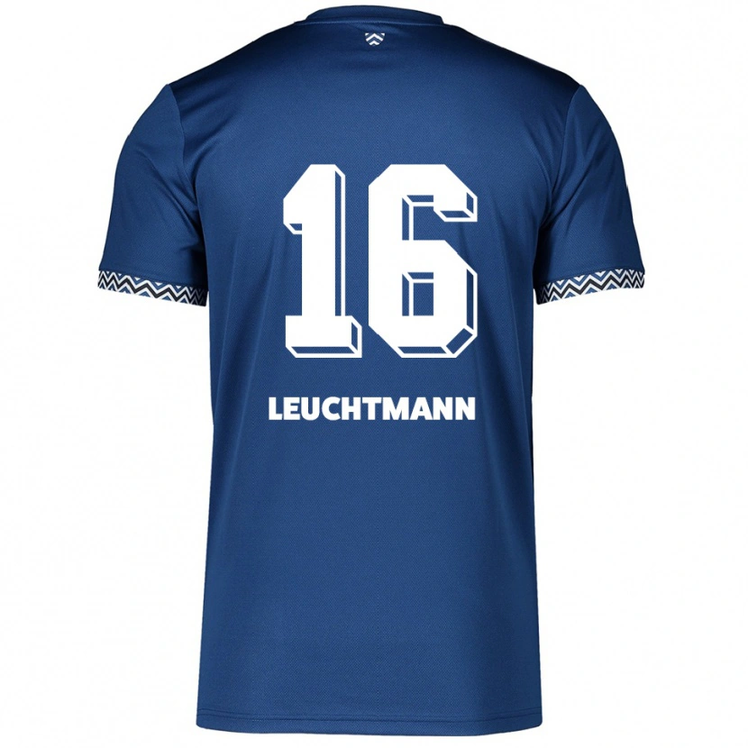 Danxen Heren Jana Leuchtmann #16 Marine Wit Thuisshirt Thuistenue 2025/26 T-Shirt België