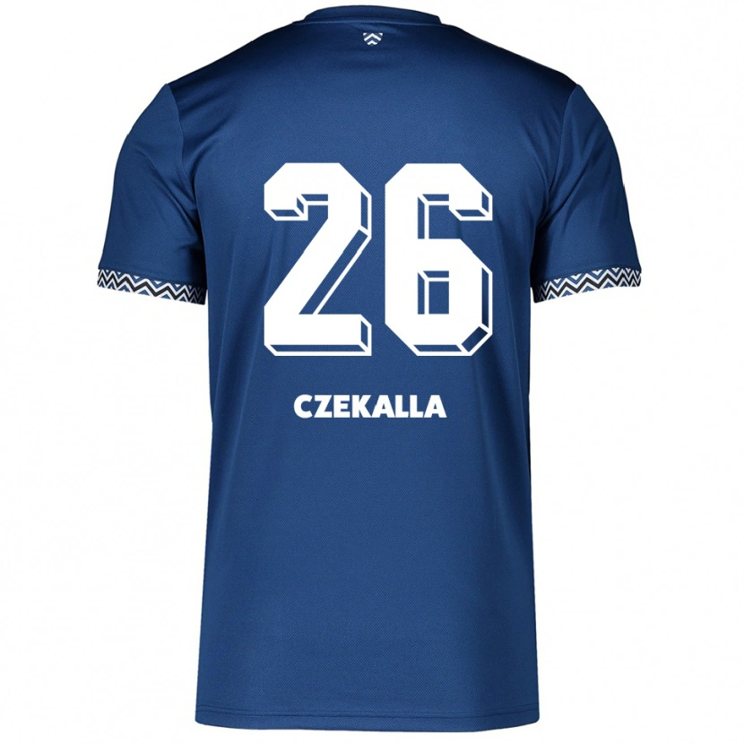 Danxen Heren Anna Czekalla #26 Marine Wit Thuisshirt Thuistenue 2025/26 T-Shirt België