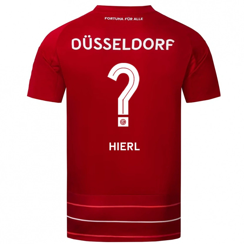 Danxen Heren Josephine Hierl #0 Rood Wit Thuisshirt Thuistenue 2025/26 T-Shirt België