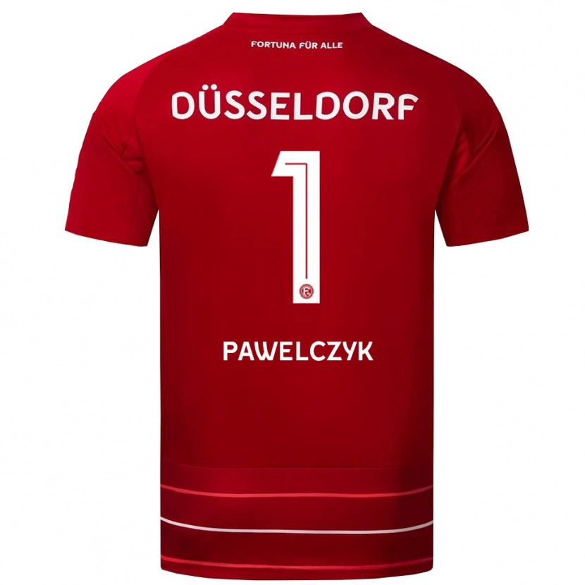 Danxen Heren Tobias Pawelczyk #1 Rood Wit Thuisshirt Thuistenue 2025/26 T-Shirt België