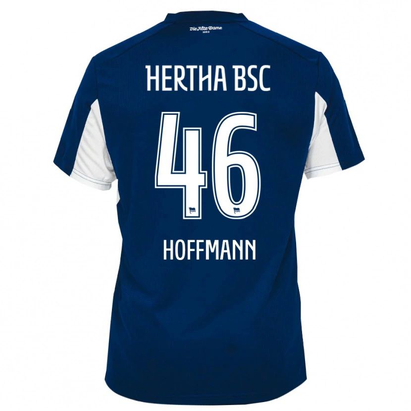 Danxen Heren Tim Hoffmann #46 Wit Blauw Thuisshirt Thuistenue 2025/26 T-Shirt België