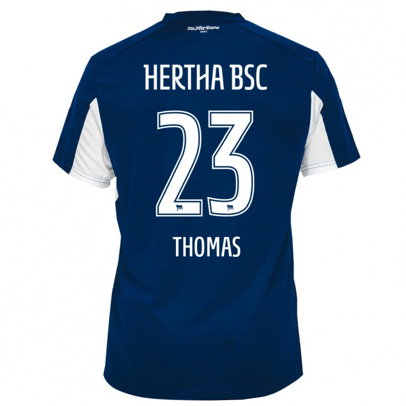 Danxen Heren Aaliyah Thomas #23 Wit Blauw Thuisshirt Thuistenue 2025/26 T-Shirt België