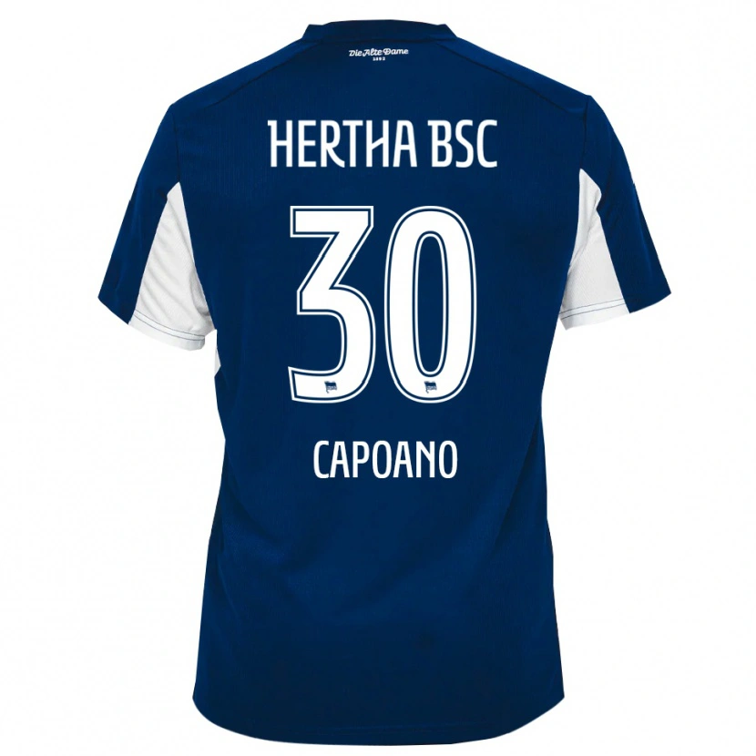 Danxen Heren Oscar Capoano #30 Wit Blauw Thuisshirt Thuistenue 2025/26 T-Shirt België
