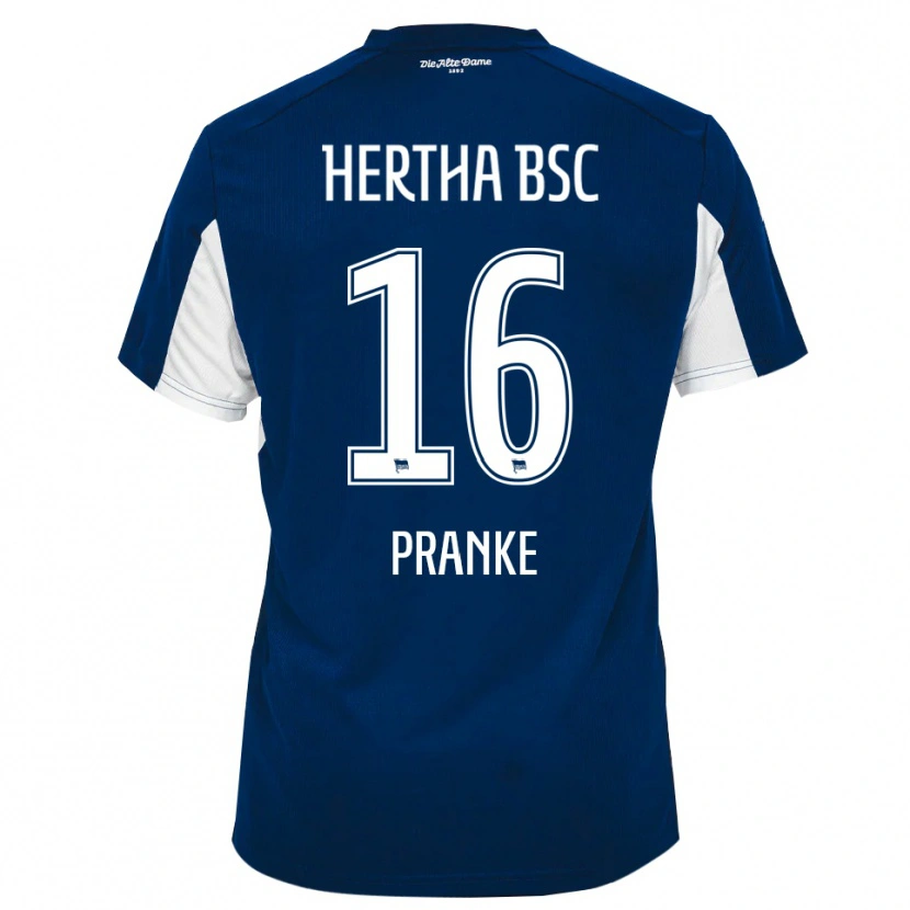 Danxen Heren Mare Pranke #16 Wit Blauw Thuisshirt Thuistenue 2025/26 T-Shirt België