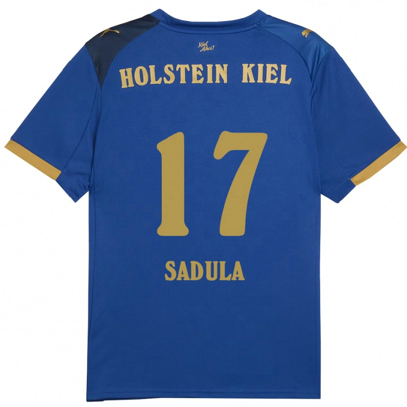 Danxen Heren Orhun Sadula #17 Blauw Goud Thuisshirt Thuistenue 2025/26 T-Shirt België