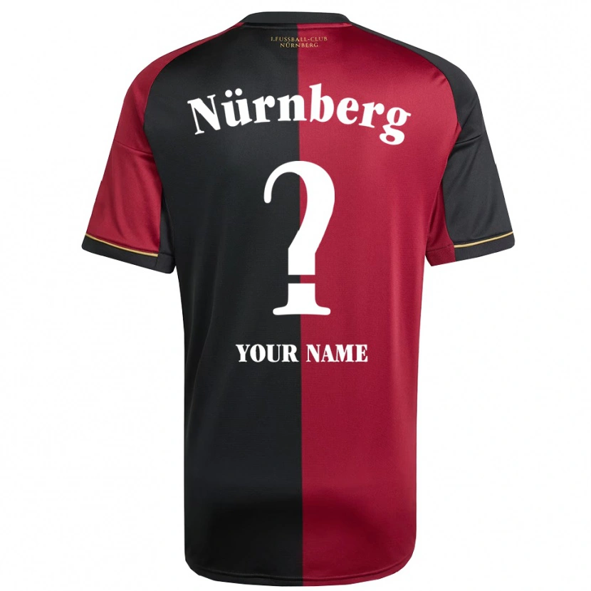 Danxen Heren Uw Naam #0 Bordeauxzwart Thuisshirt Thuistenue 2025/26 T-Shirt België