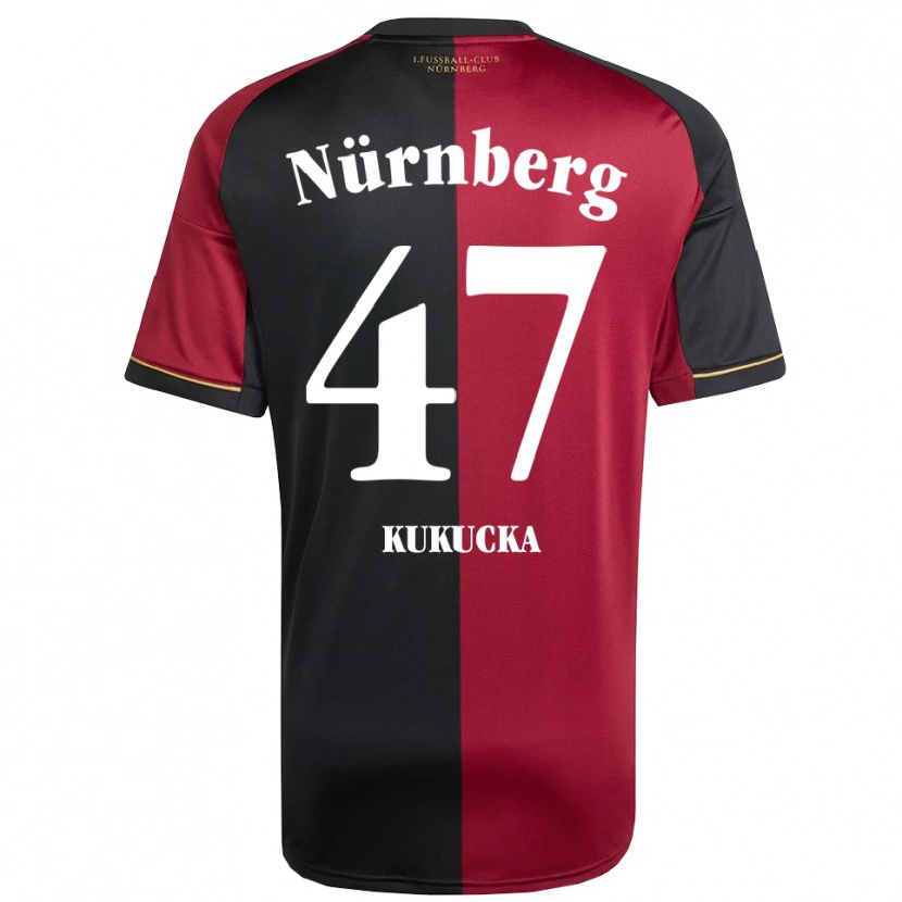 Danxen Heren Michal Kukucka #47 Bordeauxzwart Thuisshirt Thuistenue 2025/26 T-Shirt België