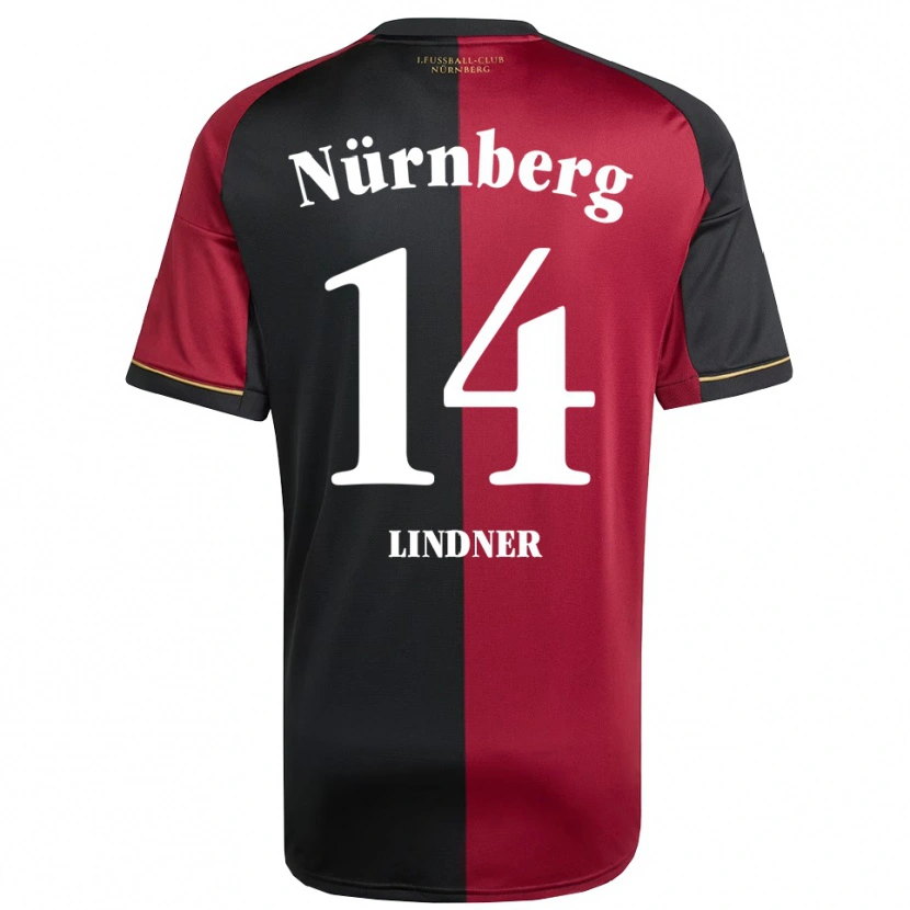 Danxen Heren Marlene Lindner #14 Bordeauxzwart Thuisshirt Thuistenue 2025/26 T-Shirt België