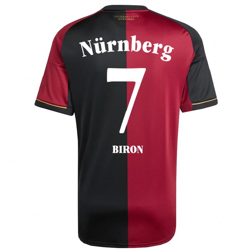 Danxen Heren Mickaël Biron #7 Bordeauxzwart Thuisshirt Thuistenue 2025/26 T-Shirt België