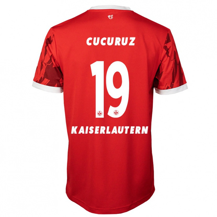Danxen Heren Nichita Cucuruz #19 Rood Wit Thuisshirt Thuistenue 2025/26 T-Shirt België