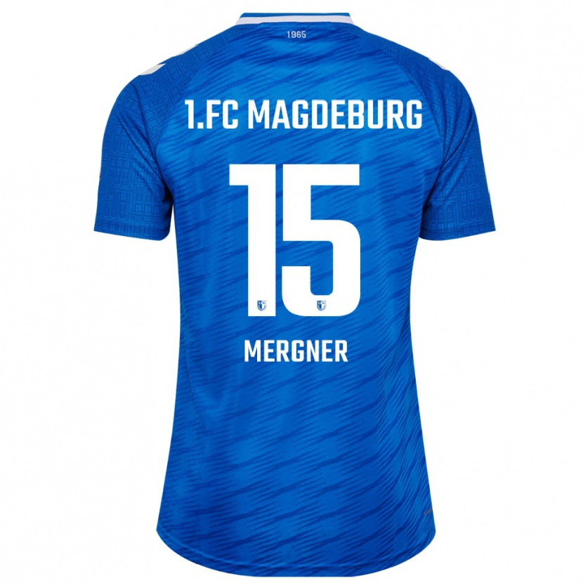 Danxen Heren Leon Mergner #15 Blauw Wit Thuisshirt Thuistenue 2025/26 T-Shirt België