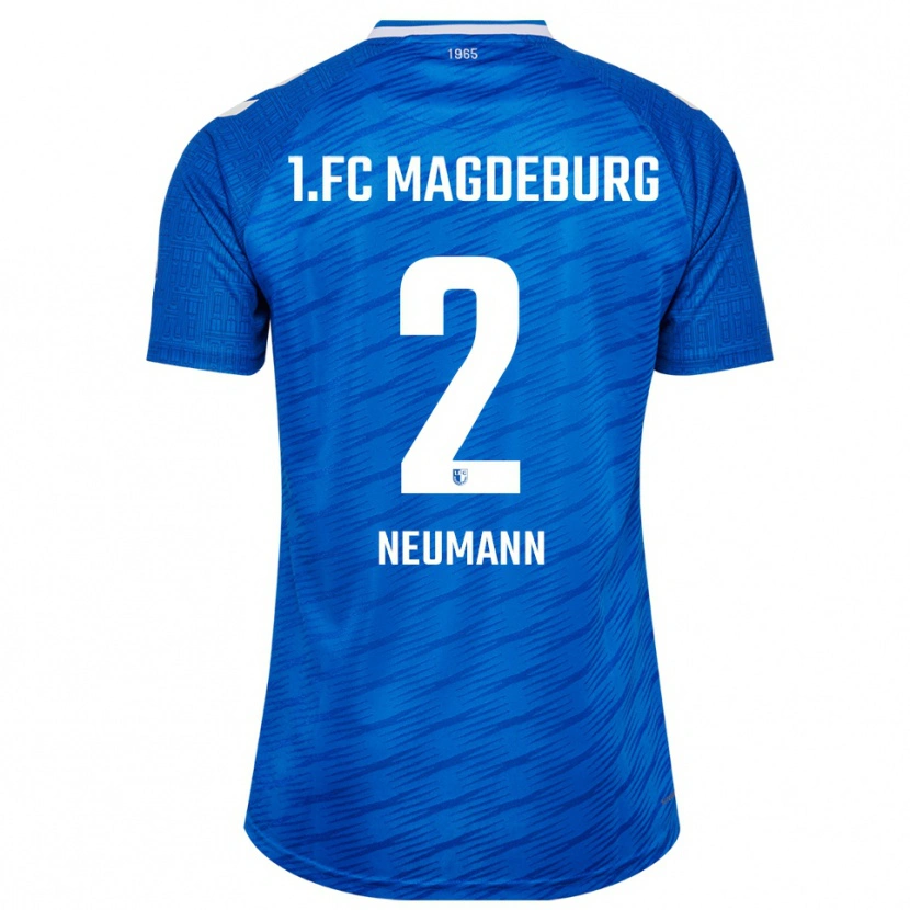 Danxen Heren Lena Neumann #2 Blauw Wit Thuisshirt Thuistenue 2025/26 T-Shirt België