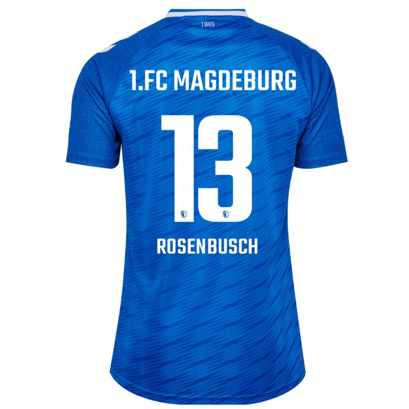 Danxen Heren Tim Rosenbusch #13 Blauw Wit Thuisshirt Thuistenue 2025/26 T-Shirt België